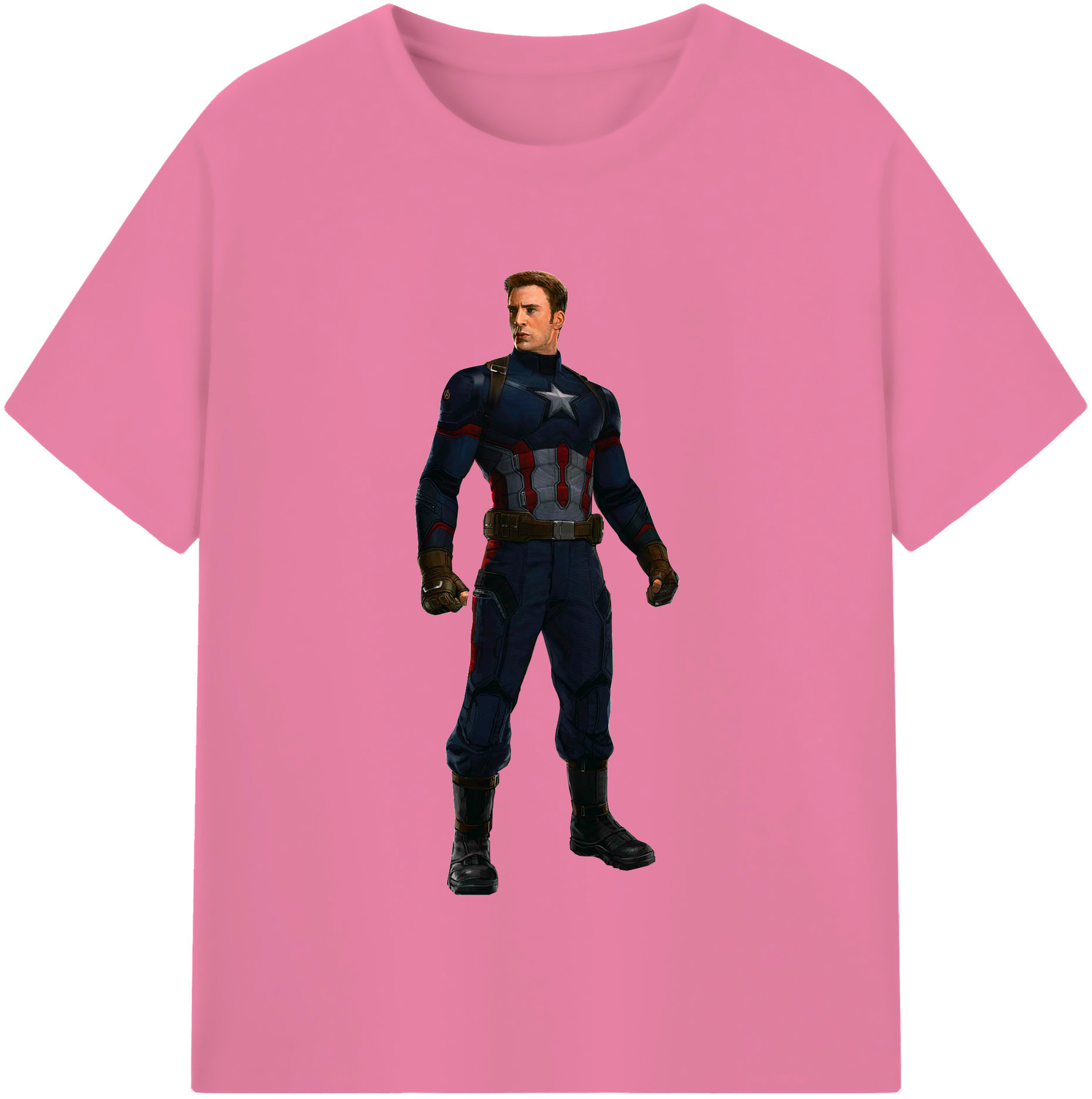 （画像用） アベンジャーズ The Avengers 綿100％半袖Tシャツ（フロントプリント）